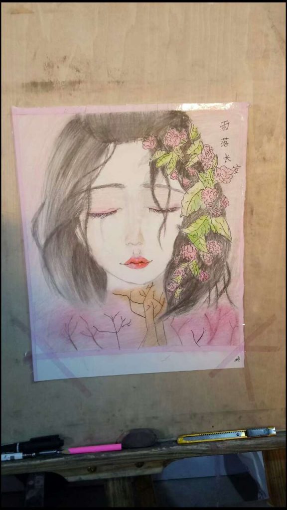 诡异的画